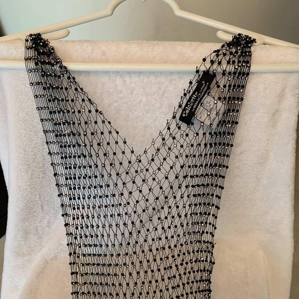 Rhinestone & Net Dress from Hot Miami Styles